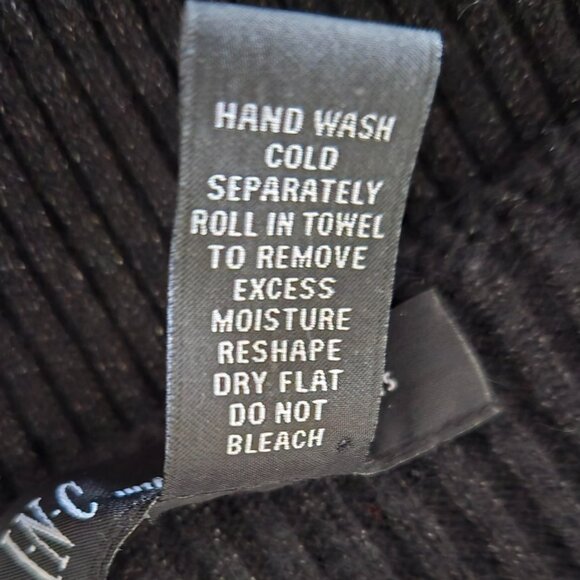 INC International Concepts Black Silk/Angora/Nylon Dress Size S - Picture 6 of 7